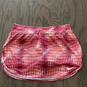 Nike Red and Pink Women's Skort